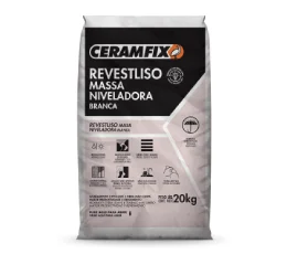 Massa Niveladora Revestliso Branca 20 kg Ceramfix